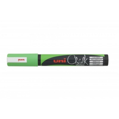 Μαρκαδόρος Κιμωλίας Uni Chalk Marker Fluo Green_CM140048